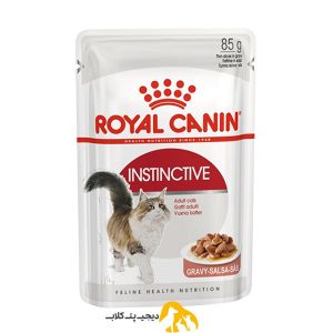 پوچ گربه رویال کنین مدل instinctive gravy وزن 85 گرم
