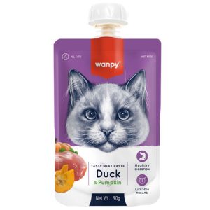 پودینگ ویتامینه گربه ونپی با طعم اردک و کدو 90 گرم