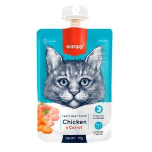 پودینگ ویتامینه گربه ونپی با طعم مرغ و هویج 90 گرم