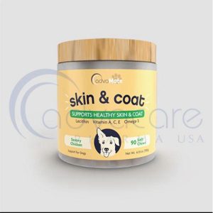 قرص skin and coat سگ ادواکر با طعم مرغ