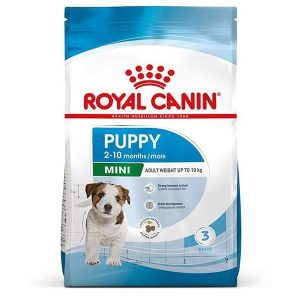 غذای خشک سگ رویال کنین مدل مینی پاپی نژاد کوچک