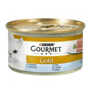 کنسرو پته گربه بالغ گورمت با طعم ماهی تن 85 گرم