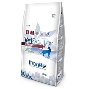 غذای خشک گربه بالغ مونژه مدل هپاتیک 1.5 کیلویی