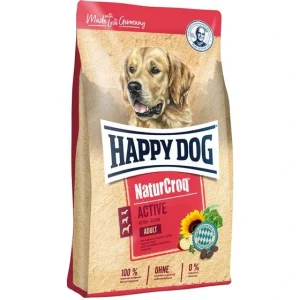 غذای خشک سگ هپی داگ نیچرکراک با طعم گوشت و برنج