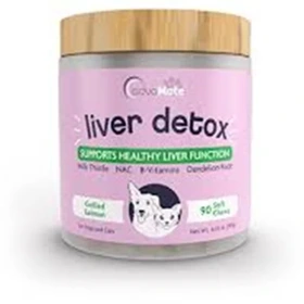 قرص liver detox سگ و گربه ادواکر با طعم سالمون گریل