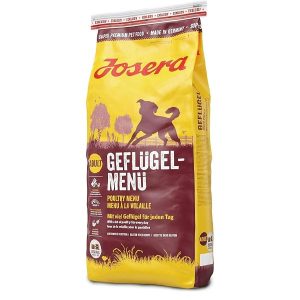 غذای خشک سگ جوسرا مدل پولتری منیو با طعم گوشت پرندگان