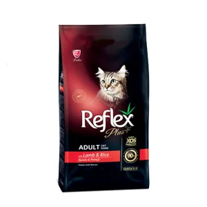 غذای خشک گربه بالغ رفلکس پلاس بره و برنج