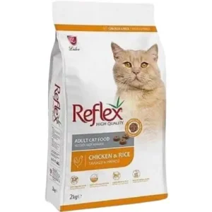 غذای خشک گربه بالغ رفلکس با طعم مرغ و برنج