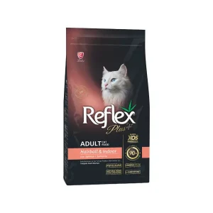 غذای خشک گربه رفلکس پلاس هیربال ایندور