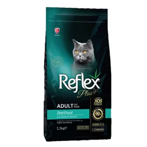 غذای خشک گربه عقیم شده رفلکس پلاس با طعم مرغ